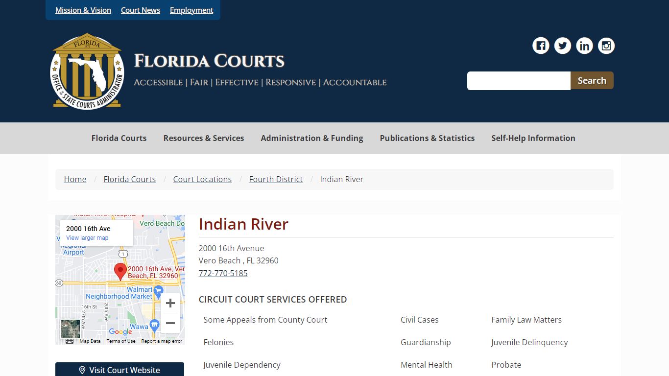Indian River - Florida Courts